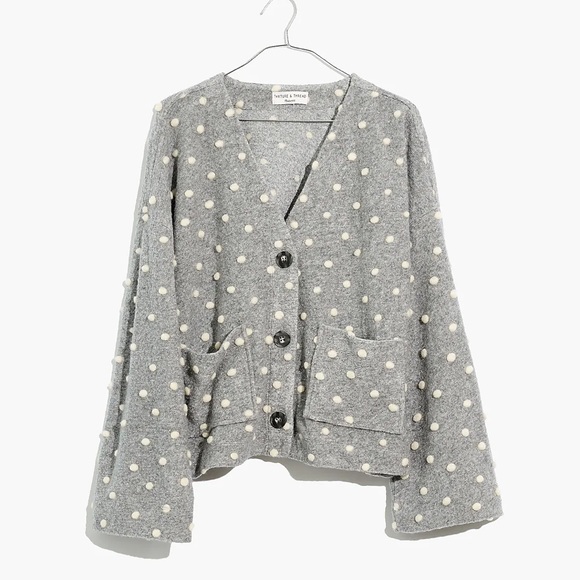 Madewell Texture and Thread Bobble Cardigan - Picture 1 of 4